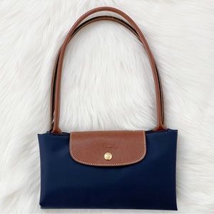 SOLD Longchamp Le Pliage Large Tote, Navy